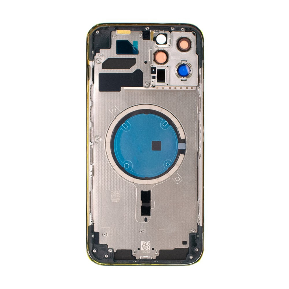 Rear Housing for iPhone 12 Pro Max (NO LOGO)-Blue Rear Housing for iPhone 12 Pro Max (NO LOGO)-Blue